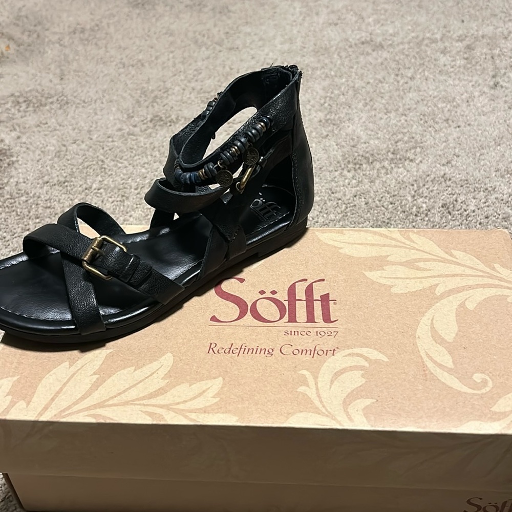 Sofft -boca black sandal- brand new